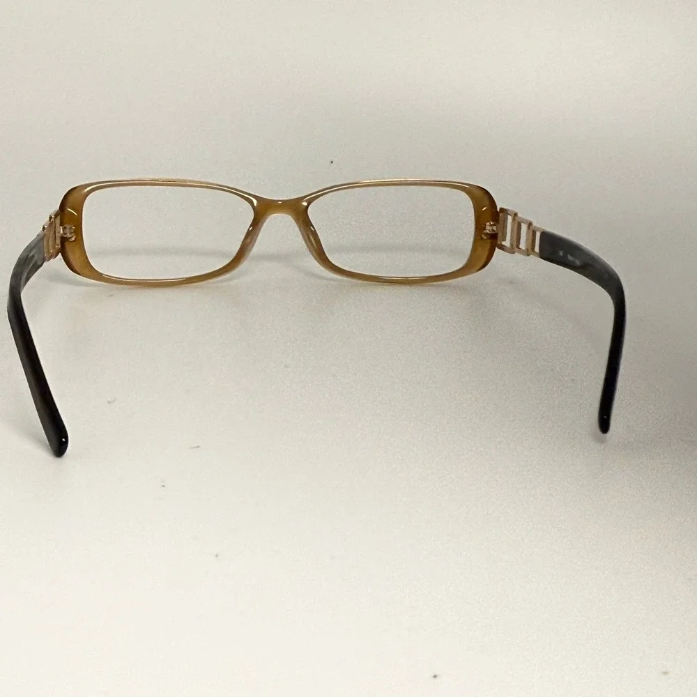 Givenchy VGV614S Honey Tortoise Gold Logo Eyeglass Frames Italy D67 140